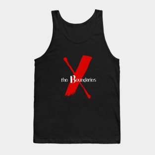 X the Boundaries (Red & White Logo) Tank Top